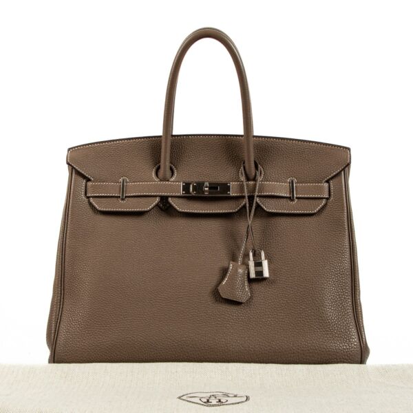 Hermès Birkin 35 Etoupe Togo PHW