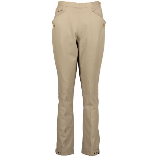 Hermes Beige Horse Riding Pants - Size 38 