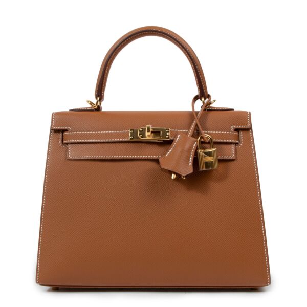 Hermès Kelly 25 Gold Epsom Gold Hardware