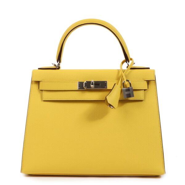 Authentic second hand Hermes Kelly Yellow pre-owned on labellov.com