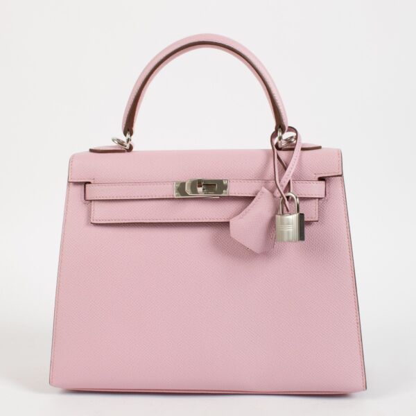 Hermès Kelly 25 Mauve Sylvestre Epsom PHW