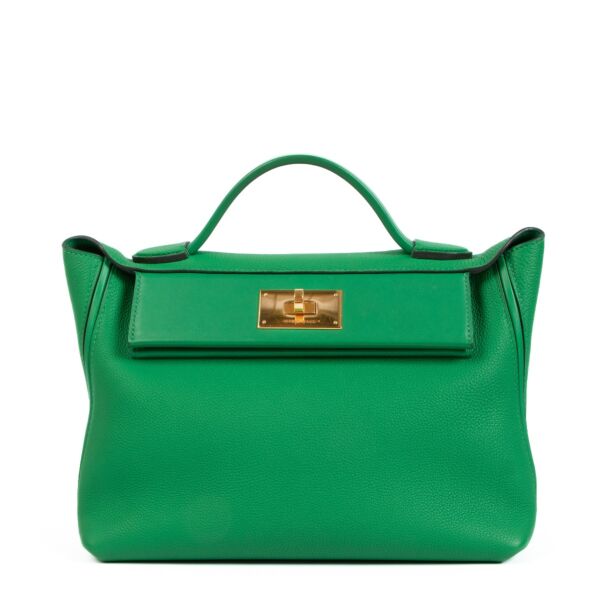 Hermès 24/24 29 Bambou Togo/Swift Gold Hardware