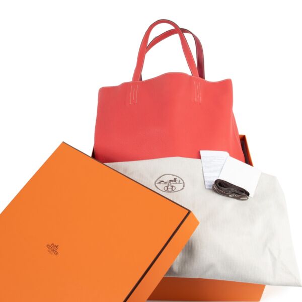 Hermès Double Sens 45 Bougainvillier/Rubis