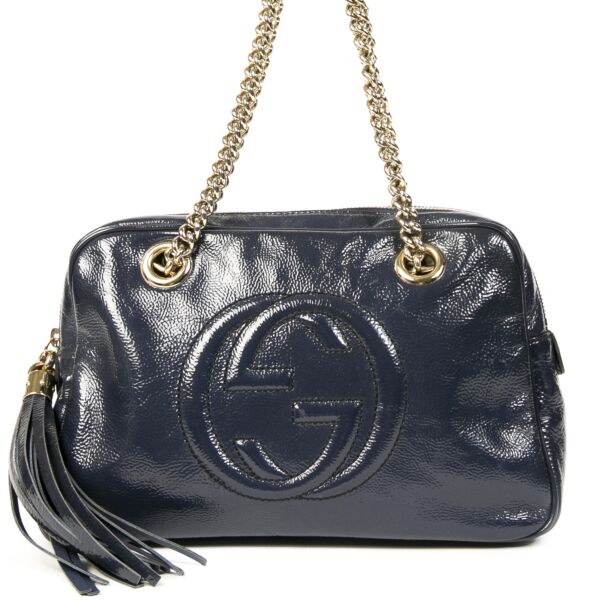 Gucci Small Soho Patent Leather Bag for the best price available at Labellov