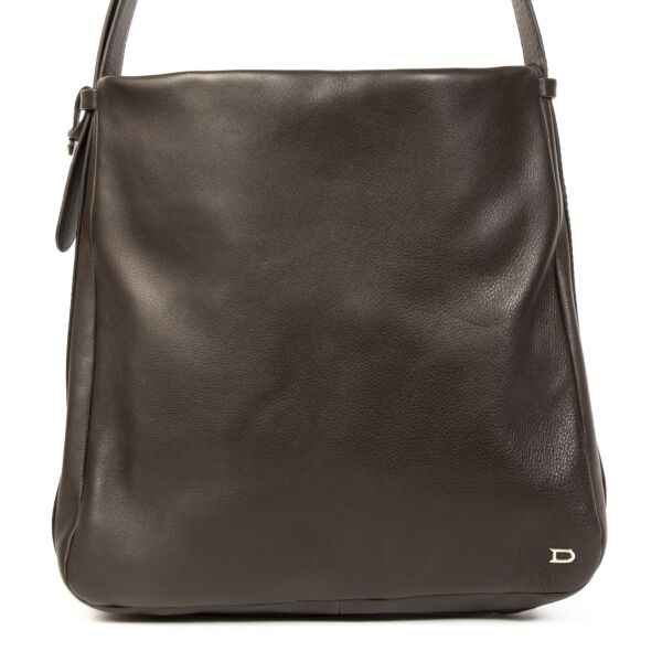 Delvaux Brown Satchel Crossbody Bag for the best price at Labellov secondhand luxury