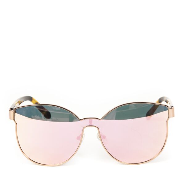 Authentieke Tweedehands Karen Walker Rose Gold Tortoise Cosmonaut Sunglasses juiste prijs veilig online shoppen webshop luxe merken winkelen Antwerpen België