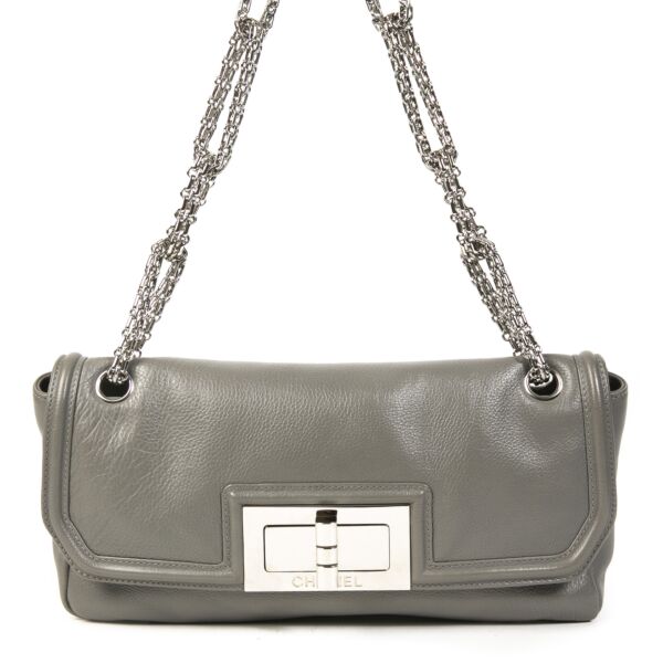 Chanel Charcoal Grey Flap Bag
