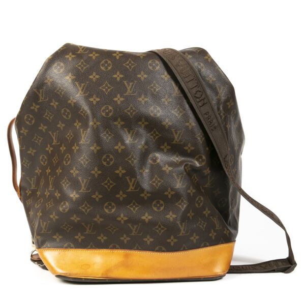 Authentieke Tweedehands Louis Vuitton Monogram Sac Marine Travel Bag juiste prijs veilig online shoppen luxe merken webshop winkelen Antwerpen België mode fashion