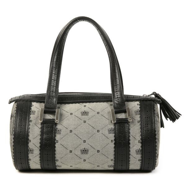 Authentieke Tweedehands Delvaux Monogram Bowling Bag juiste prijs veilig online shoppen luxe merken webshop winkelen Antwerpen België mode fashion