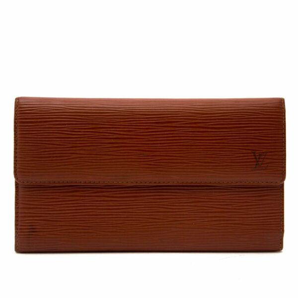 Brown Epi leather wallet Louis Vuitton