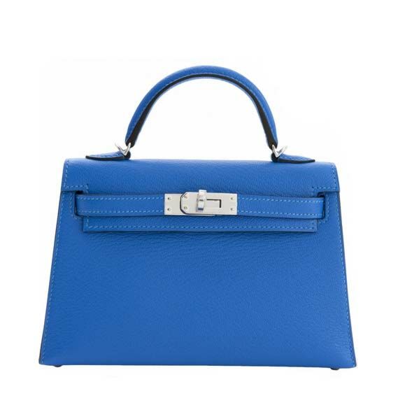 hermes kelly sellier mini chevre mysore bleu hydra now online at labellov.com