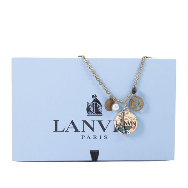 Lanvin Eiffel Tower Paris Necklace