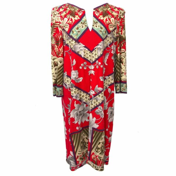 Buy an authentic secondhand Leonard Floral Red Dress at the right price at LabelLOV vintage webshop. Safe and secure online shopping.