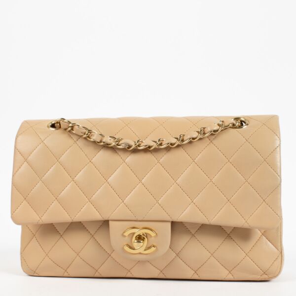 shop 100% authentic second hand Chanel Beige Medium Classic 11.12 Bag on Labellov.com