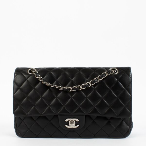 shop 100% authentic second hand Chanel Black Medium Classic 11.12 Bag on Labellov.com
