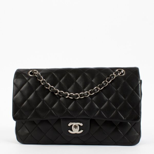 shop 100% authentic second hand Chanel Black Medium Classic 11.12 Bag on Labellov.com