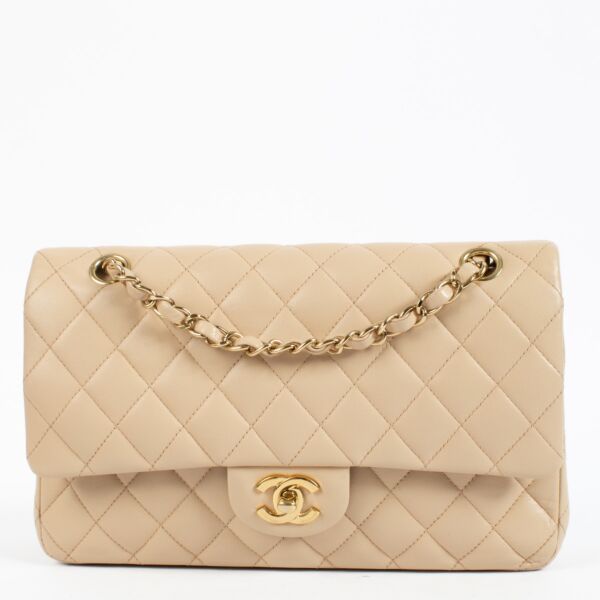 Shop 100% authentic secondhand Chanel Beige Medium Classic 11.12 Bag on Labellov.com