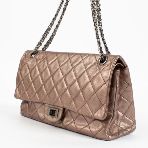 Chanel Rose Gold Large 2.55 Bag