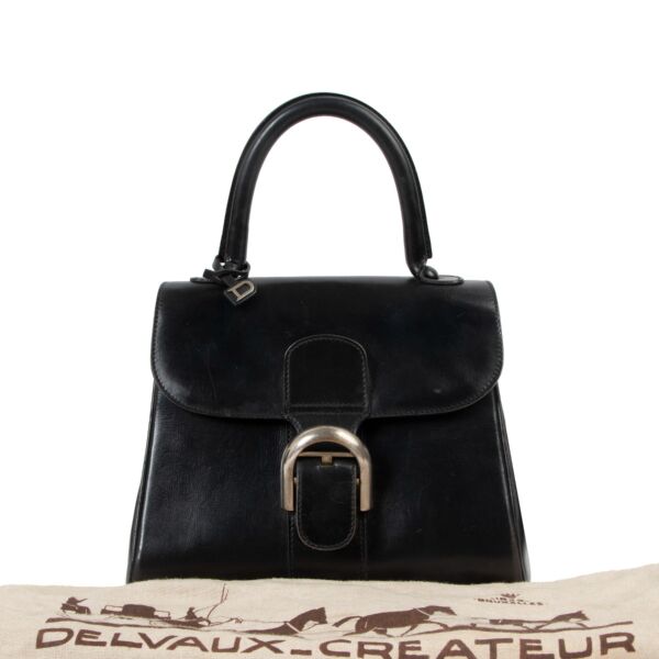 Delvaux Black Vintage Brillant PM