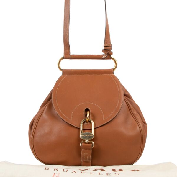 Delveaux Fauve Cerceau GM Crossbody Bag