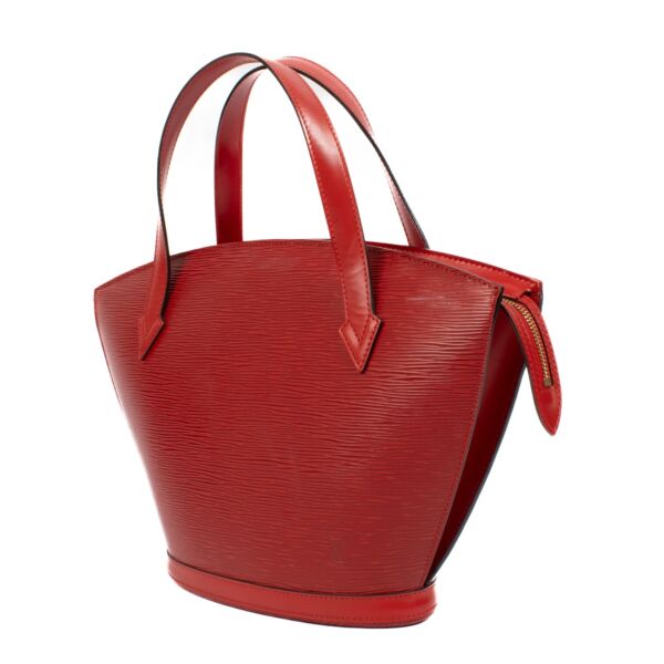 Louis Vuitton Red Epi Leather Saint Jacques PM