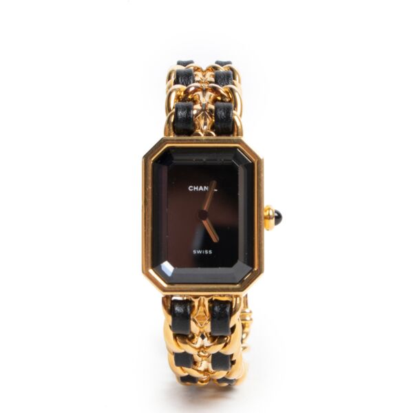 Chanel Premiere Rock Gold and Leather watch from 1993