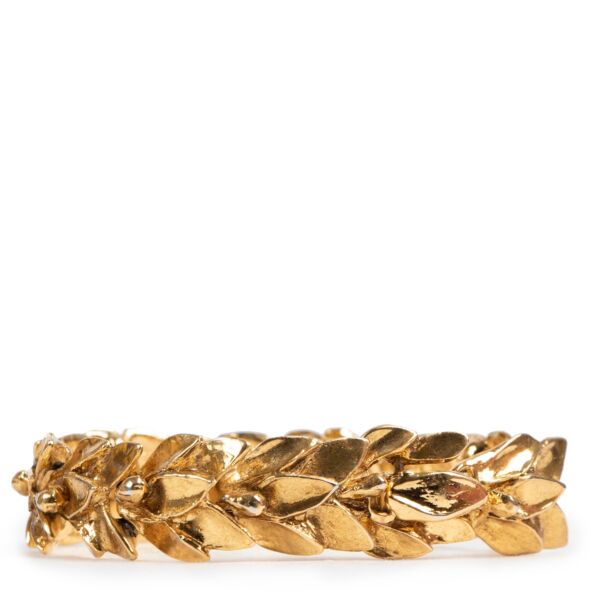 shop safe online Yves Saint Laurent Gold Plated Vintage Bracelet at the best price 