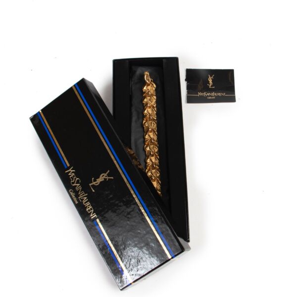 Yves Saint Laurent Gold Plated Vintage Bracelet