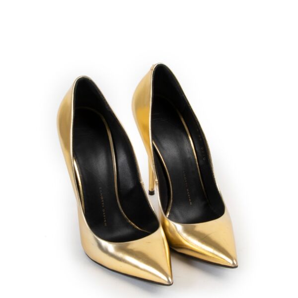 Giuseppe Zanotti Gold Pumps - Size: 39