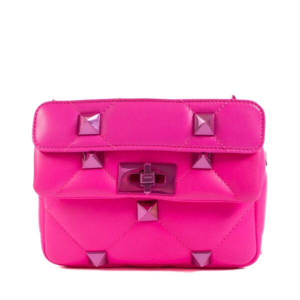 Valentino Garavani Pink Small Roman Stud Bag