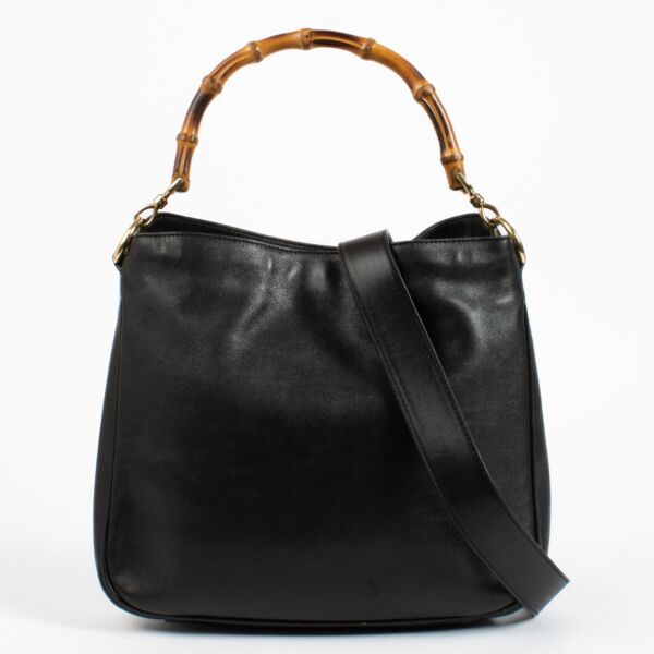 authentic preloved Gucci Black Leather Medium Diana Bag on Labellov.com