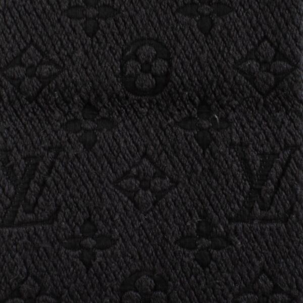 Louis Vuitton Black Logomania Scarf
