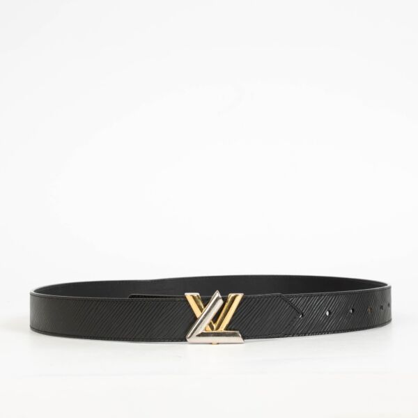 Authentic pre-loved Louis Vuitton Black Epi Twist 30mm Belt on Labellov.com 