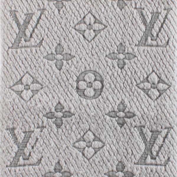 Louis Vuitton Grey Logomania Scarf