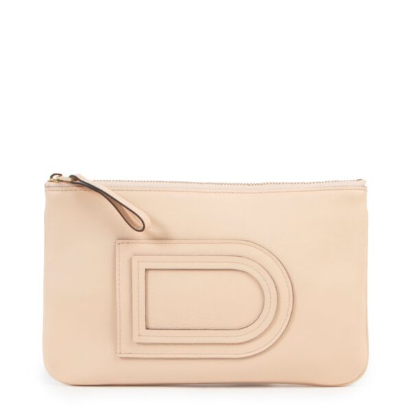 acheter en ligne seconde main Delvaux Beige Pochette/ Clutch 