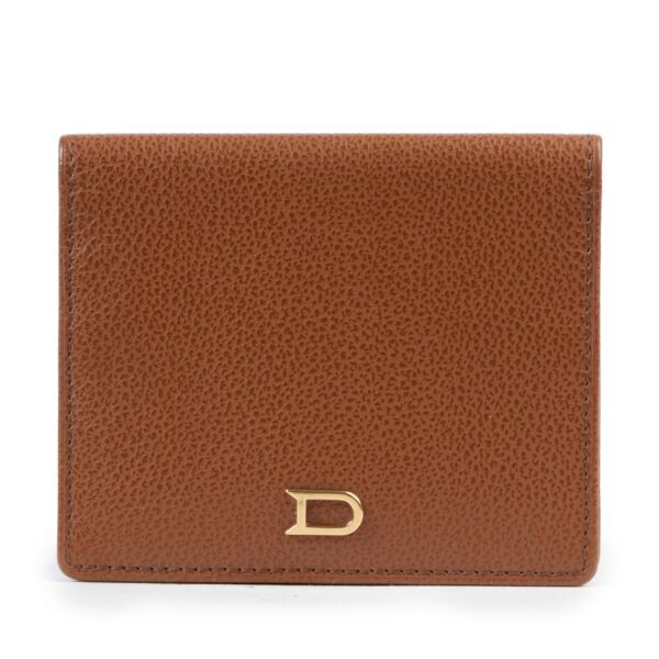 Shop safe online authentic Delvaux Brown Card Holder at the right price.
