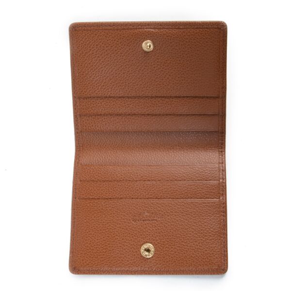 Delvaux Brown Card Holder