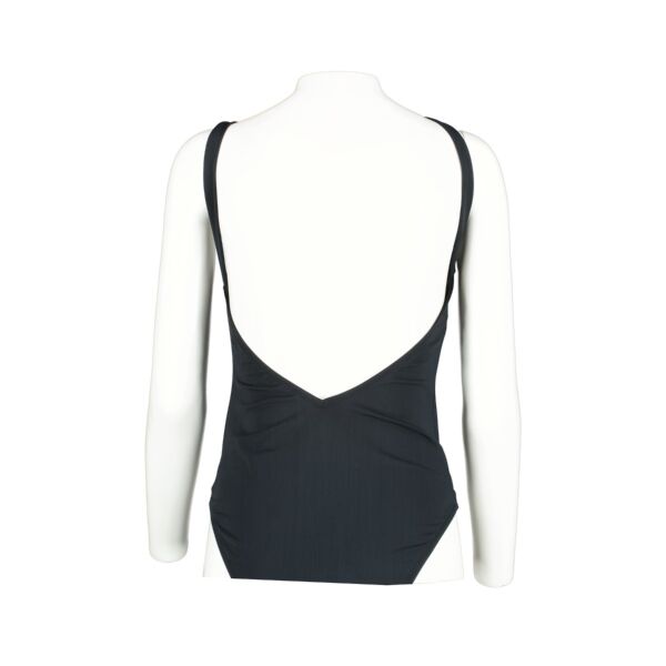 Chanel Black CC Bow Swimsuit - Size FR40