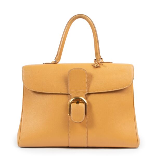 Shop safe online authentic second hand Delvaux Yellow Brillant GM.