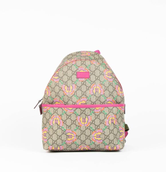 Shop this 100% authentic Gucci Children's GG Supreme Butterfly Backpack at Labellov.com