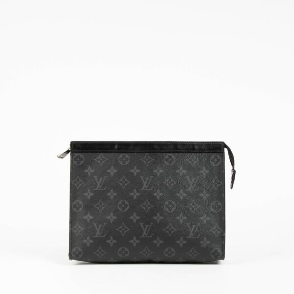 Shop this 100% authentic Louis Vuitton Monogram Eclipse Pochette Voyage Clutch at Labellov.com