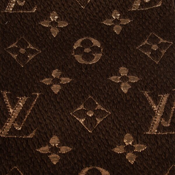 Louis Vuitton Brown Logomania Scarf