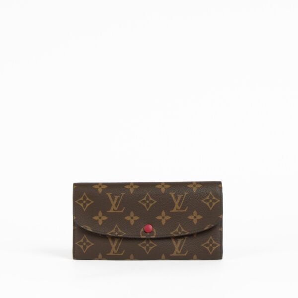 Authentic pre-loved Louis Vuitton Monogram Canvas Emilie Wallet on Labellov.com