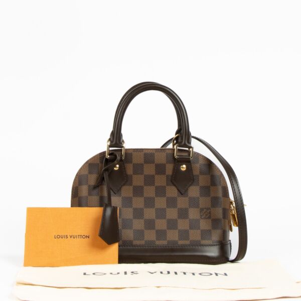 Louis Vuitton Damier Ebene Canvas Alma BB 