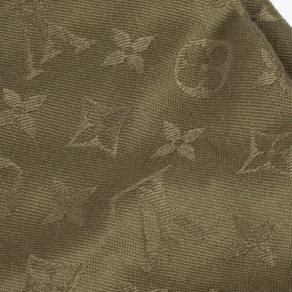 Louis Vuitton Green Kakhi Classic Shawl