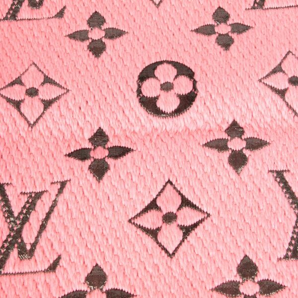 Louis Vuitton Pink Logomania Scarf