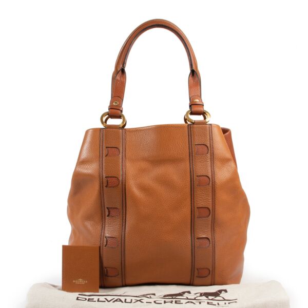Delvaux Cognac Shoulderbag