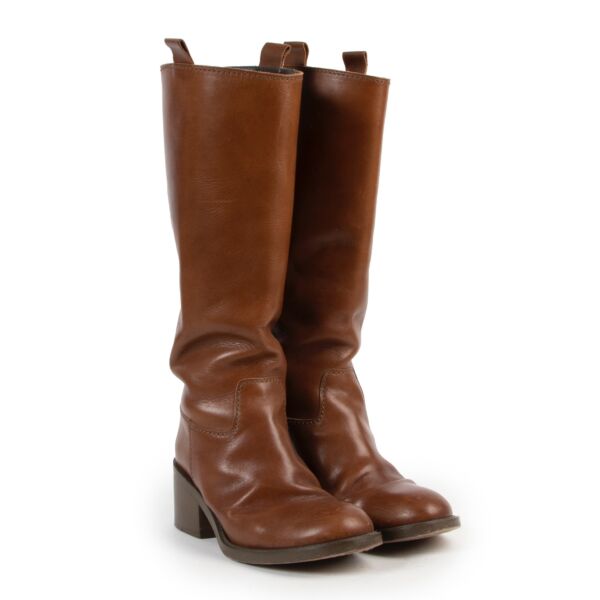 A.F. Vandevorst Cognac Boots - Size 38