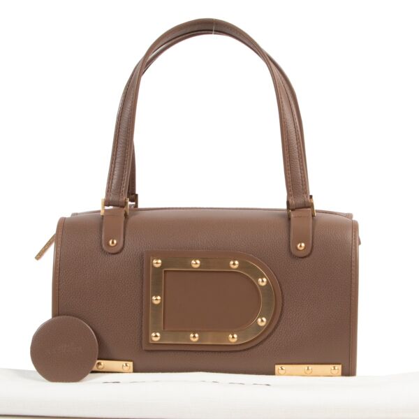Delvaux Brown Astrid MM Bag