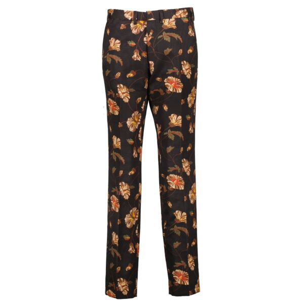 Dries Van Noten Floral Tailored Trousers - Size 46
